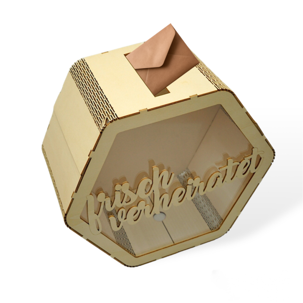 Personalisierte Box für die Hochzeit
